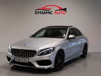Begagnad Mercedes C220 AMG 170 HK (125 kW) 2018 Silver Sedan