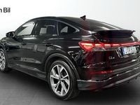 Begagnad Audi Q4 Sportback e-tron Design 219 kW (299 HK) 2023 Svart SUV