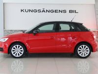 Begagnad Audi A1 Sportback Sport 95 HK (69 kW) 2016 Röd Halvkombi