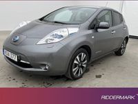begagnad Nissan Leaf 30 kWh Tekna 360 Kamera Rattvärme Skinn 2017, Halvkombi