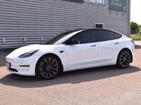 begagnad Tesla Model 3 Performance 513hk AWD Panorama