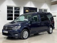 Begagnad VW Caddy Maxi Life Life 102 HK (75 kW) 2018 Mörkblå Minibuss