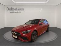 Begagnad Mercedes C300 AMG Line Premium Plus 313 HK (230 kW) 2023 Röd