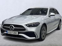 Begagnad Mercedes C300e AMG line 313 HK (230 kW) 2023 Silver Kombi