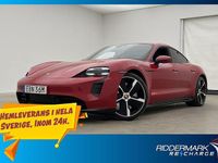 Begagnad Porsche Taycan Turbo Chrono 460 kW (626 HK) 2020 Röd Sedan