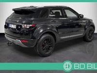 Begagnad Land Rover Range Rover evoque 150 HK (110 kW) 2011 Svartmetallic SUV