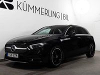 Begagnad Mercedes A250 AMG Line Premium Plus 160 HK (117 kW) 2021 Svart Halvkombi