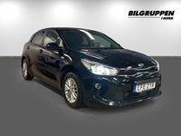Begagnad Kia Rio 84 HK (61 kW) 2019 Svart Halvkombi