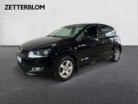 Begagnad VW Polo 90 HK (66 kW) 2012 Svart Halvkombi