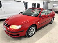 Begagnad Saab 9-3 Cabriolet Linear 175 HK (128 kW) 2003 Röd Cab