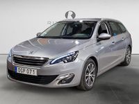 Begagnad Peugeot 308 SW Allure 120 HK (88 kW) 2016 Grå Kombi