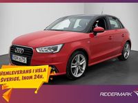 Begagnad Audi A1 Sportback S-Line 150 HK (110 kW) 2015 Röd Halvkombi