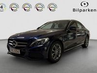 Begagnad Mercedes C180 Avantgarde 156 HK (114 kW) 2017 Mörkblå Sedan