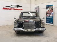 Begagnad Mercedes 280 140 HK (102 kW) 1970 Svart Sedan