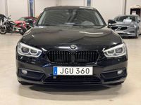 Begagnad BMW 116 Advantage 116 HK (85 kW) 2015 Svart Halvkombi