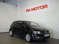 Begagnad VW Polo 90 HK (66 kW) 2016 Svart Halvkombi