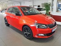 Begagnad Skoda Fabia Style 95 HK (69 kW) 2018 Röd Halvkombi
