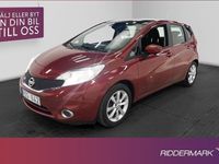 begagnad Nissan Note 1.2 N-Connecta Panorama 360° Navi Välservad 2014, Halvkombi