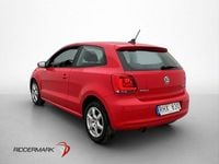 Begagnad VW Polo 90 HK (66 kW) 2012 Röd Halvkombi