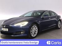 Begagnad Tesla Model S 450 kW (613 HK) 2018 Blå Halvkombi