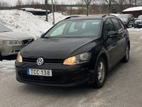 Begagnad VW Golf VII 105 HK (77 kW) 2014 Svart Kombi