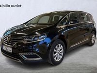 Begagnad Renault Espace 160 HK (117 kW) 2016 Svart Minibuss