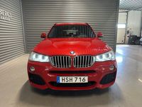 begagnad BMW X3 xDrive30d M-Sport Värmare B-kam Navi HuD Skinn Drag