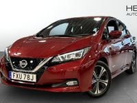 Begagnad Nissan Leaf 110 kW (150 HK) 2020 Röd Halvkombi