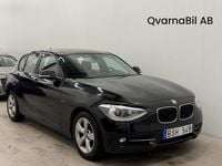 Begagnad BMW 120 Sport Line 184 HK (135 kW) 2013 Svart Halvkombi