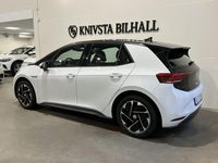 Begagnad VW ID.3 Pro Performance 150 kW (204 HK) 2021 Vit Halvkombi