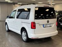 Begagnad VW Caddy Life 126 HK (92 kW) 2018 Vit Minibuss