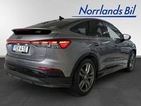 Begagnad Audi Q4 Sportback e-tron Proline 219 kW (299 HK) 2022 Tyfongrå metallic SUV