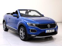 Begagnad VW T-Roc Cabriolet Beats 150 HK (110 kW) 2020 Blå Cab