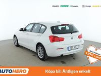 Begagnad BMW 118 Advantage 137 HK (100 kW) 2016 Vit Halvkombi