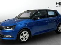 Begagnad Skoda Fabia Style 110 HK (80 kW) 2017 Blå Halvkombi