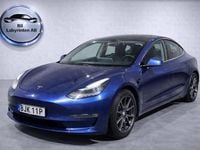 Begagnad Tesla Model 3 Long Range AWD 324 kW (441 HK) 2020 Blå Sedan