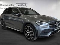 begagnad Mercedes 220 GLC4Matic /AMG Line/Dragkrok/Apple Carplay/