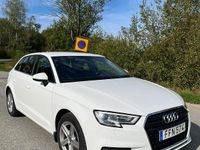 Begagnad Audi A3 150 HK (110 kW) 2018 Vit Sedan