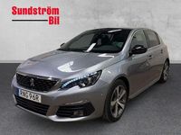 Begagnad Peugeot 308 GT-line 131 HK (96 kW) 2020 Grå Halvkombi