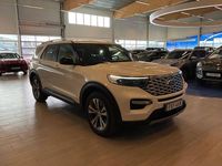 Begagnad Ford Explorer Hybrid Platinum 457 HK (336 kW) 2020 Vit SUV