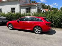 Begagnad Audi A4 190 HK (139 kW) 2018 Röd metallic Kombi