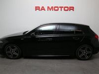 Begagnad Mercedes A180 AMG line 136 HK (100 kW) 2018 Svart Halvkombi