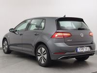 begagnad VW e-Golf 35.8 kWh Värmepump AdapFarth PDC Vhjul 2020, Halvkombi