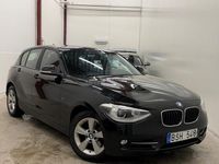 Begagnad BMW 120 Sport Line 184 HK (135 kW) 2013 Svart Halvkombi