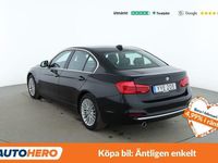 Begagnad BMW 318 Luxury Line 151 HK (111 kW) 2017 Svart Sedan