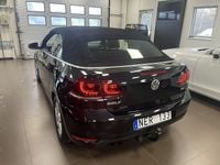Begagnad VW Golf Cabriolet 122 HK (89 kW) 2012 Svart Cab