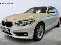 Begagnad BMW 118 Advantage 136 HK (100 kW) 2019 Vit Halvkombi