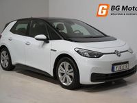 Begagnad VW ID.3 Pro Performance 150 kW (204 HK) 2021 Vit Halvkombi