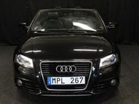 Begagnad Audi A3 Cabriolet Comfort 140 HK (102 kW) 2010 Svart Cab