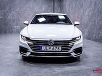 Begagnad VW Arteon R-line 190 HK (139 kW) 2018 Vit Halvkombi